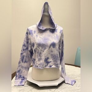 Caution To The Wind Lavender Tie-Dye Hoodie